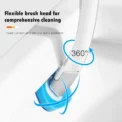Disposable Toilet Brush Cleaner With Long Handle Bathroom Cleaning Brush With Replaceable Brush Head Toilet Bathroom Accessories - Image 4