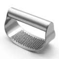 Stainless Steel Garlic Press - Manual Mincer For Jumbo Garlic & Fruit Vegetable Cooking