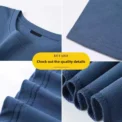 New Summer Solid Color Short Sleeve T-Shirt For Men And Women Slimming Classic Versatile Inner Single Top Crew Neck Design - Image 4