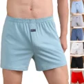 1pcs Male Arrow Pants Men Cotton Boxers Shorts Loose Mid-Waisted Men's Plus Size Underwear Homewear Comfortable Panties -