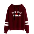 Hoodies Womens Sweatshirts Print Daily Versatile Pullovers Stripe Jogging Sports Clothing Casual Street Woman Hooded Tops - Image 4