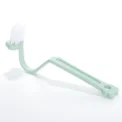 Curved Brush Cleaning Toilet S-shaped Small Toilet Brush Portable Wc Scrubber Curved Side Bending Long Handle Corner Brush - Image 4