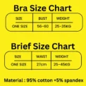 Cotton Girls Panties And Bras Sets Teenage Girls Cotton Training Bra Panty Set Solid Kids Sports Bra Briefs Underwear - - Image 6