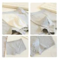 4pcs Men's Briefs Mens Sexy Flat angle Underwear Men's Panties Cotton Breathable Elastic Large Size Male Underpants - Image 4
