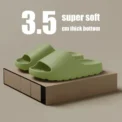 Coconut Slippers Cloud Thick-soled Sandals Summer Fashion Soft Bottom Beach Men Slippers Women's Sandals EVA Slides - Image 4