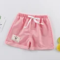 2pcs Cotton Summer Kids Shorts Boys Girls Solid Color Short Baby Cartoon Casual Pant Children Short Pant Sport Clothing Outwear - Image 4