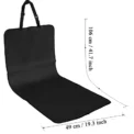 Car Rear Seat Cover Dog Mat Blanket Hammock Pup Travel Pad Protector Durable Fit Pet Protector for Car Truck SUV Waterproof Pads - Image 5