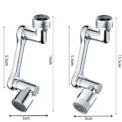 1080° Universal Rotation Faucet Extender Sprayer Head Two-mode Multi-function Faucet Robotic Arm Kitchen Bathroom Accessories - Image 6