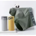 1-5PCS men's underwear mid-waist breathable and comfortable teenage boxer men's underwear - Image 3