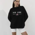 Sports Comfortable Pullover Casual Fashion Hot Sales Women's Sweatshirts Print O-Neck Tops Jogging Outdoors High Grade Clothing - Image 5