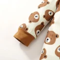 Newborn Baby Boy Romper Long Sleeves Cute Bear Print Bodysuit Spring Autumn Infant Boy Casual Jumpsuit Clothing for 0-18 Months - Image 3