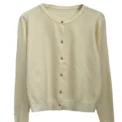 Solid Color Knitted for Women Cardigan Korean Single Breasted Long Sleeve Jumper Woman Round Neck All Match Cardigans Outwear - - Image 6