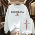 Casual Hot Sales Men's Sweatshirts Printing O-Neck Quality Long Sleeves Man Popular Tops Sports Clothing Pullover Jogging Casual - Image 4