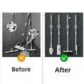 1-10PCS Wall Mounted Mop Organizer Holder Wall-Mounted Waterproof Mop Storage Rack Broom Hanger Hooks Household Tools - Image 5