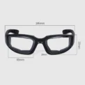 Outdoor UV Protection Goggles Padded Goggles Anti-UV Unisex Sports Sunglasses Eyewear Motorcycle Riding Glasses for Adventurers - Image 5
