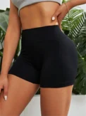 Women High Waist Butt Lift Sports Short Pants High Stretch Qyuick-Drying Breathable Yoga Shorts Athletic Tights - Image 3