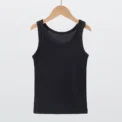 1/5 Pcs Children's Four Seasons Candy-colored Vest Comfortable Round Neck Girl Bottoming Shirt Casual Joker Sweet T-shirt Thread - Image 3