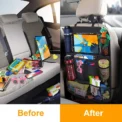 Car Seat Organizer Multifunctional Oxford Fabric Car Back Multi Pocket Storage Bag with Tablet Holder Protector for Kids - Image 2