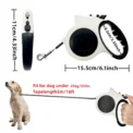 1pc Illuminated Retractable Dog Leash -16ft, Adjustable,ldeal For Medium And Large Dogs, Perfect For Nighttime Walks And Runs - Image 2