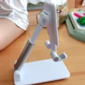 Mobile Phone Stand Desktop Support Stand Rotatable Folding Phone Stand Ipad Support Stand Alloy Metal Portable Lifting Stand - - Image 2