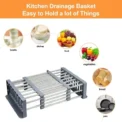 The Bowl Drying Rack Is Expandable and Suitable For Kitchen Sinks The Metal Bowl And Dish Drain Is Multifunctional and The Bow - Image 4