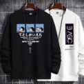 Loose Men's Printed Hoodie Trendy Casual  Style Spring Autumn Winter New Arrival Streetwear Outerwear Hong Kong Style - - Image 4