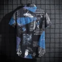 Men's Short sleeve Print Shirts Thin Beach Top Seaside Leisure Men's Essential Clothes - Image 3