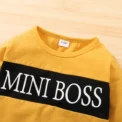 Baby Boy Clothes Toddler Boy Outfit Suit Letter Printing Long Sleeve Top + Pants 2PCs Fashion Infant Spring Sports Clothes - Image 4