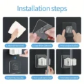 1-10PCS Wall Mounted Mop Organizer Holder Wall-Mounted Waterproof Mop Storage Rack Broom Hanger Hooks Household Tools - Image 6