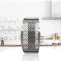 Stainless Steel Garlic Press - Manual Mincer For Jumbo Garlic & Fruit Vegetable Cooking - Image 4