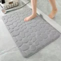 Mat Non Slip Carpets Cobblestone Embossed Bathroom Bath In Wash Basin Bathtub Side Floor Rug Shower Room Doormat Memory Foam - Image 5