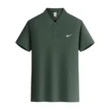 Navy Blue Men Exercise Polo Spring Summer Short Sleeve Casual Comfortable Oversize Loose Men T-shirts Sport Tops - Image 5
