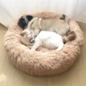 Super Soft Pet Cat Bed Plush Full Size Washable Calm Bed Donut Bed Comfortable Sleeping Artifact Suitable For All Kinds Of Cats - Image 4