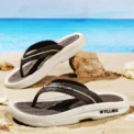Hot Sale Men's Concise Slippers Fashion Mans Flip Flops EVA Waterproof Shoes Man Outdoor Sandals for Men Beach Bathroom Slides - Image 3