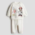 Minnie Mouse Clothing Set Suitable For Girls Autumn And Winter Outfits Mickey Mouse Toddler Hoodie Set Disney Fashion Kids Cloth - - Image 2