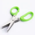 Multi Functional Stainless Steel 3 5 Layer Kitchen Scissors for Pepper Scallion Laver Cutting Chopping Cooking Tool - Image 5