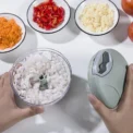 500/900ML Manual Meat Mincer Garlic Chopper Rotate Garlic Press Crusher Vegetable Onion Cutter Kitchen Cooking Accessories - Image 4