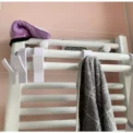 Hook White Coat Racks Heated Towels Hanging Hooks Transparent Shelf Kitchenware Heat Sink Bathroom Kitchen Gadgets Home Storage - Image 2