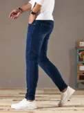 Spring New Mens Slim Fit Classic Skinny Jeans Casual Street Style Casual Mens Skinny Jeans Male Slim Fit Pencil Denim Blue - Image 3