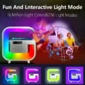 Wireless Charger Station Desk Lamp Night Light Alarm Clock Bluetooth Speaker For iPhone Samsung Xiaomi Fast Charging Stand Pad - Image 4