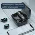 M10 TWS Bluetooth 5.3 Headphones 3500mAh Charging Box Wireless Earphones With Mic 9D Stereo Sports Waterproof Earbuds Headset - Image 3