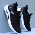Spring White Casual Shoes Breathable Non-slip Walking Sneakers Men Shoes Outdoor  Comfortable Fashion Lace Up Running Shoes - Image 5