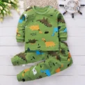 Kids Clothes Children Sets Children's Clothing Boys Girls Cotton Cartoon Autumn winter Clothing Pants Sleepwear Underwear - Image 3