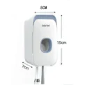 Wekity Toothbrush Holder|wekity Wall-mounted Toothbrush & Toothpaste Holder Set - Suction Cup - Image 6