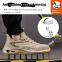 New Fashion Men Safety Shoes Puncture-Proof Work Shoes Indestructible Footwear Mesh Breathable work hiking boots sneakers - Image 6