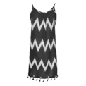 Summer Sexy Holiday Dress for women wave pattern tassel strap Sleeveless Holiday Dress Exotic Vitality suspender dress sexy - Image 6