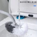 Bathroom Wall-mounted S-type Toilet Curve Brush Bent Head Corner Gap Brush Soft Hair Household Items Cleaning Tools Accessories - Image 2