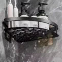 New Shampoo Rack Bathroom Shelf Alloy Makeup Storage Organizer Shower Accessories No Drill Wall Corner Shelf - Image 2