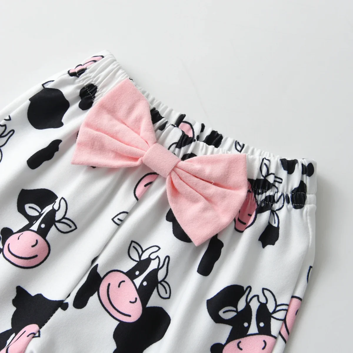 3Pcs Newborn Infant Baby Girls Cute Printed Clothes Set Long Sleeve Romper Top and Flared Pants Headband Spring Autumn Outfits - Image 5