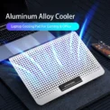 Notebook Radiator Stand Aluminum Alloy Gaming Cooling Fan Laptop Cooling Pad 11 13 17 inch Laptop Cooler Stand For Gaming - Image 2